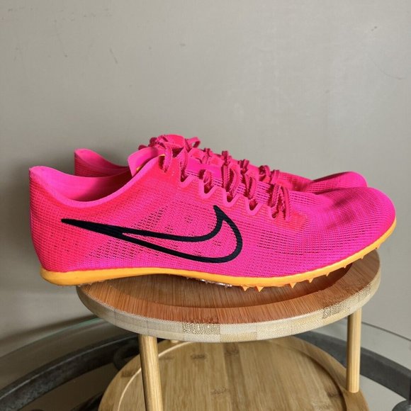 Nike Zoom Mamba 6‎ 'Hyper Pink Orange' Track Spikes Shoes DR2733-600 Mens Sz 8.5 - Picture 3 of 8